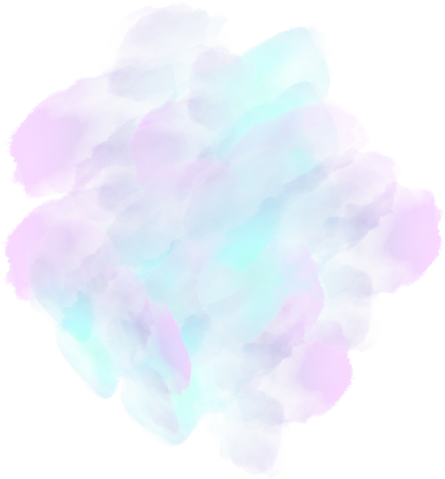 light blue and purple splash watercolor element